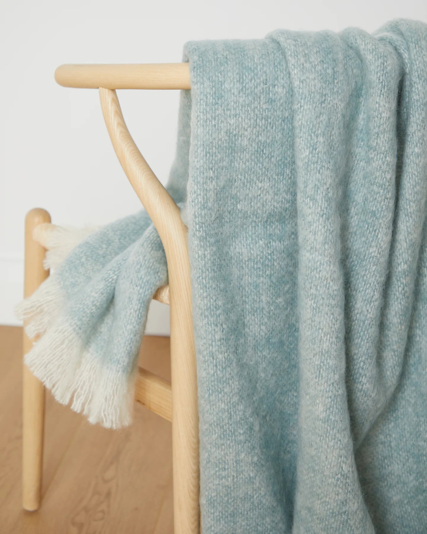 Mohair Blanket - Atlantic Green