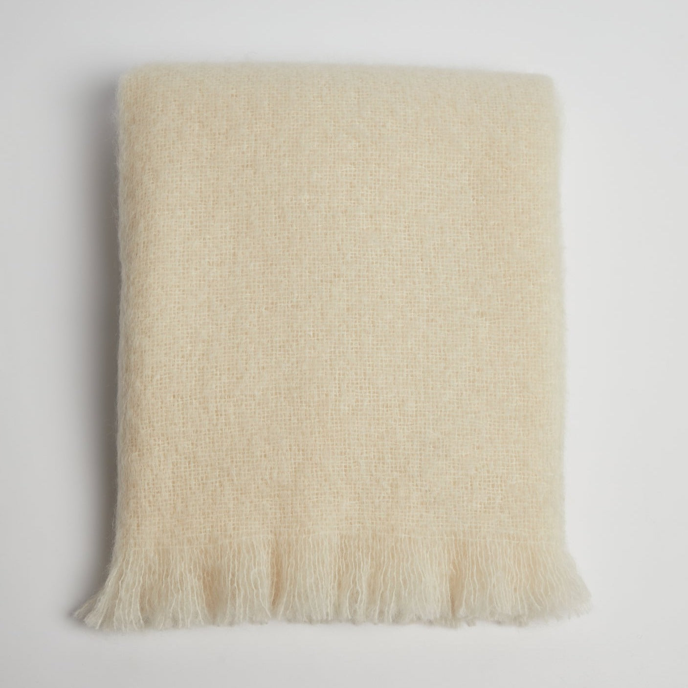 Mohair Throw - Classic Ivory